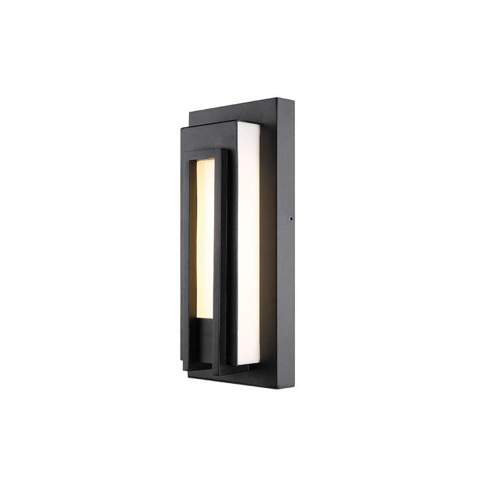Z-Lite Keaton Black LED 1 Light Outdoor Wall Sconce 520S-BK-LED | theLightShop