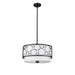 Z-Lite Kendall Matte Black 3 Light Pendant 197-17MB | theLightShop