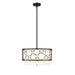 Z-Lite Kendall Matte Black 3 Light Pendant 197-17MB | theLightShop