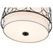 Z-Lite Kendall Matte Black 3 Light Pendant 197-17MB | theLightShop