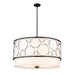 Z-Lite Kendall Matte Black 5 Light Pendant 197-32MB | theLightShop