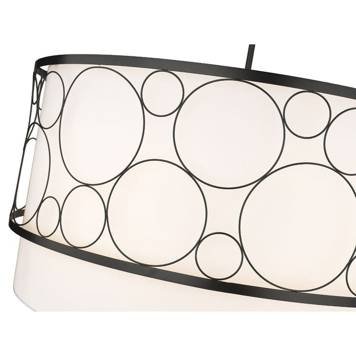 Z-Lite Kendall Matte Black 5 Light Pendant 197-32MB | theLightShop