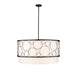 Z-Lite Kendall Matte Black 5 Light Pendant 197-32MB | theLightShop