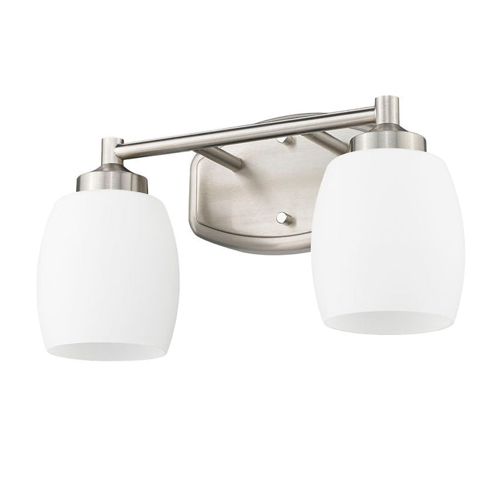 Z-Lite Kendrick Vanity Brushed Nickel 2 Light 745-2V-BN | theLightShop