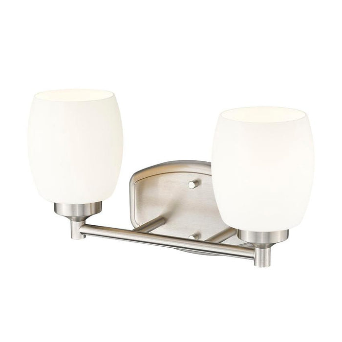 Z-Lite Kendrick Vanity Brushed Nickel 2 Light 745-2V-BN | theLightShop