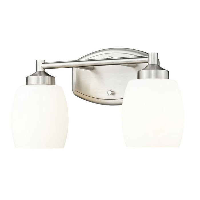 Z-Lite Kendrick Vanity Brushed Nickel 2 Light 745-2V-BN | theLightShop