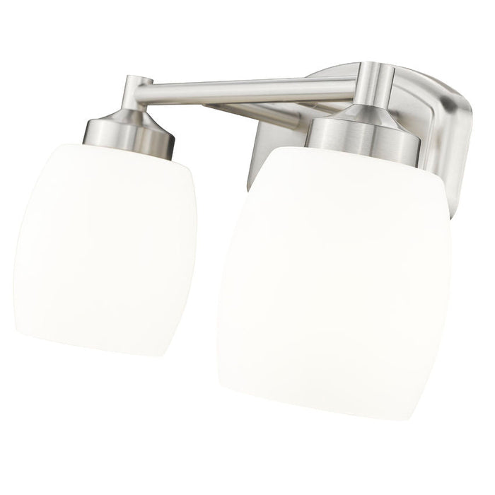 Z-Lite Kendrick Vanity Brushed Nickel 2 Light 745-2V-BN | theLightShop