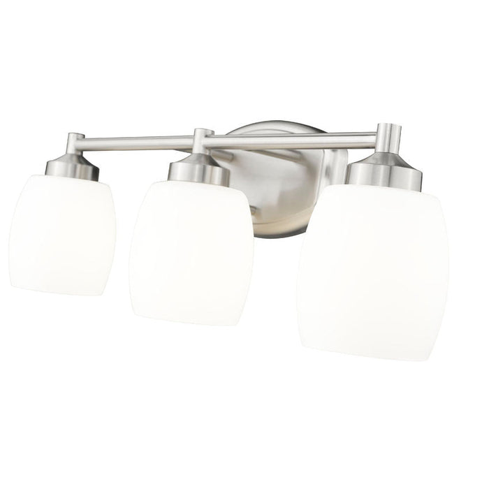 Z-Lite Kendrick Vanity Brushed Nickel 3 Light 745-3V-BN | theLightShop