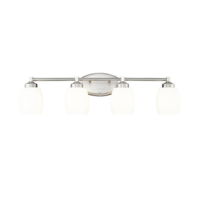 Z-Lite Kendrick Vanity Brushed Nickel 4 Light 745-4V-BN | theLightShop