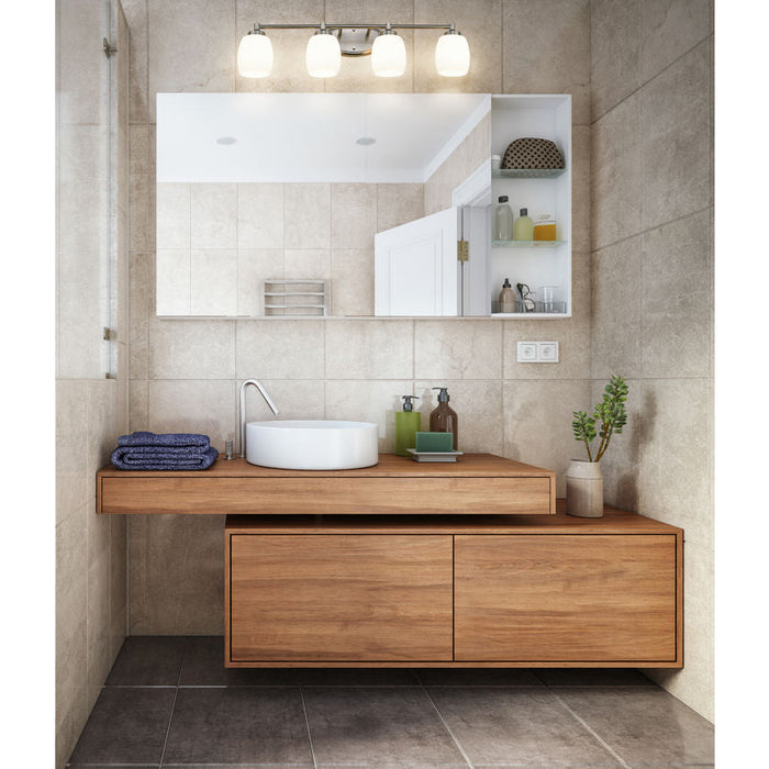 Z-Lite Kendrick Vanity Brushed Nickel 4 Light 745-4V-BN | theLightShop