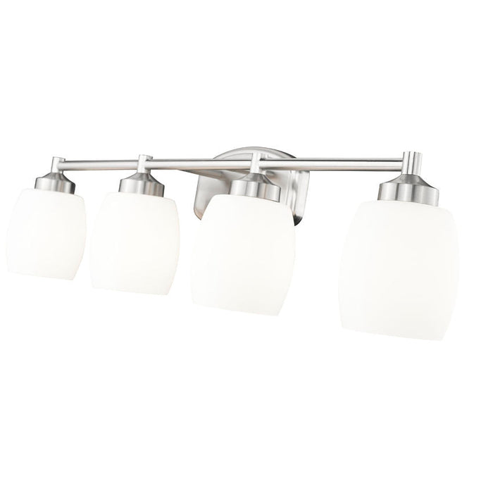 Z-Lite Kendrick Vanity Brushed Nickel 4 Light 745-4V-BN | theLightShop