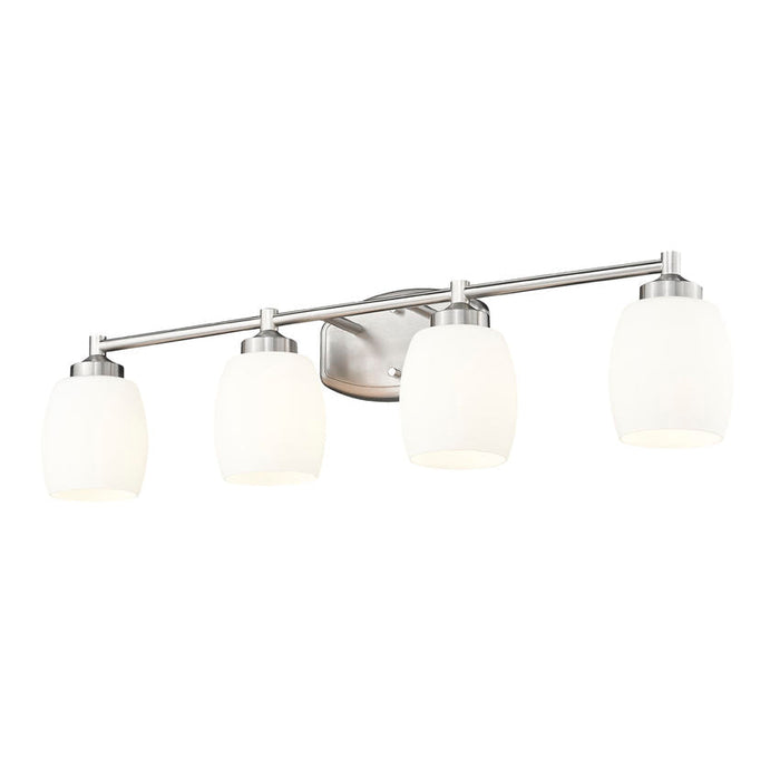Z-Lite Kendrick Vanity Brushed Nickel 4 Light 745-4V-BN | theLightShop