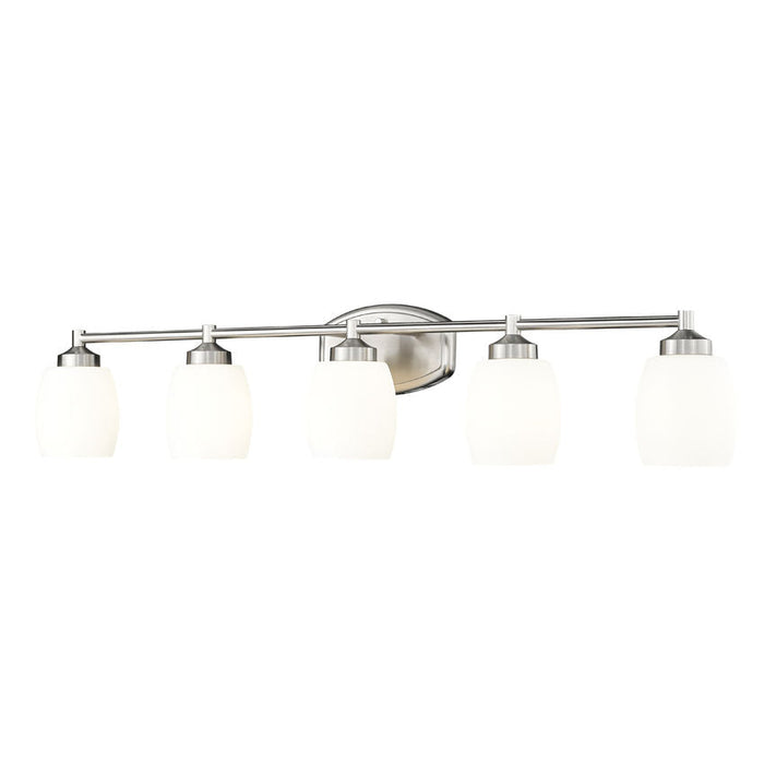 Z-Lite Kendrick Vanity Brushed Nickel 5 Light 745-5V-BN | theLightShop