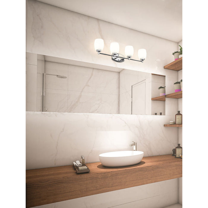 Z-Lite Kendrick Vanity Chrome 4 Light 745-4V-CH | theLightShop