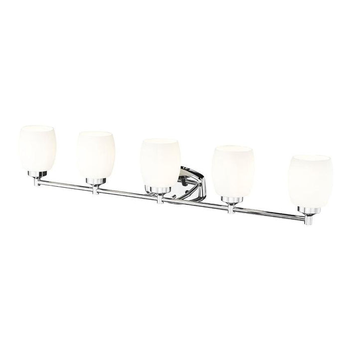 Z-Lite Kendrick Vanity Chrome 5 Light 745-5V-CH | theLightShop