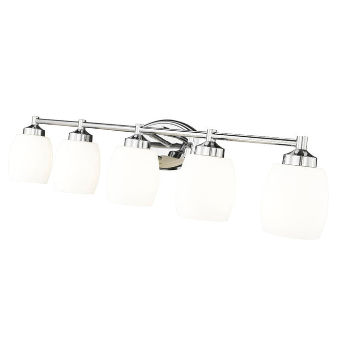 Z-Lite Kendrick Vanity Chrome 5 Light 745-5V-CH | theLightShop
