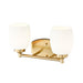 Z-Lite Kendrick Vanity Luxe Gold 2 Light 745-2V-LG | theLightShop