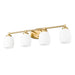 Z-Lite Kendrick Vanity Luxe Gold 4 Light 745-4V-LG | theLightShop
