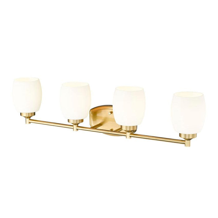 Z-Lite Kendrick Vanity Luxe Gold 4 Light 745-4V-LG | theLightShop
