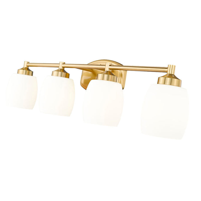 Z-Lite Kendrick Vanity Luxe Gold 4 Light 745-4V-LG | theLightShop