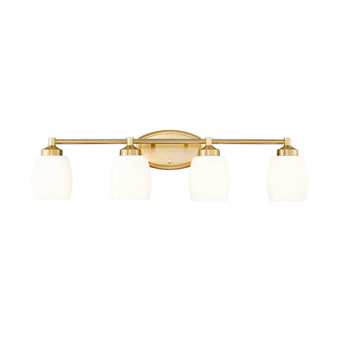 Z-Lite Kendrick Vanity Luxe Gold 4 Light 745-4V-LG | theLightShop