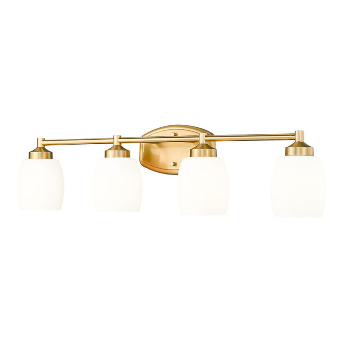 Z-Lite Kendrick Vanity Luxe Gold 4 Light 745-4V-LG | theLightShop