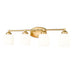 Z-Lite Kendrick Vanity Luxe Gold 4 Light 745-4V-LG | theLightShop