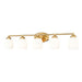 Z-Lite Kendrick Vanity Luxe Gold 5 Light 745-5V-LG | theLightShop