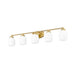Z-Lite Kendrick Vanity Luxe Gold 5 Light 745-5V-LG | theLightShop