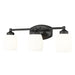Z-Lite Kendrick Vanity Matte Black 3 Light 745-3V-MB | theLightShop