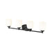 Z-Lite Kendrick Vanity Matte Black 4 Light 745-4V-MB | theLightShop