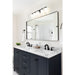 Z-Lite Kendrick Vanity Matte Black 5 Light 745-5V-MB | theLightShop