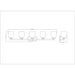 Z-Lite Kendrick Vanity Matte Black 5 Light 745-5V-MB | theLightShop