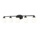 Z-Lite Kendrick Vanity Matte Black 5 Light 745-5V-MB | theLightShop