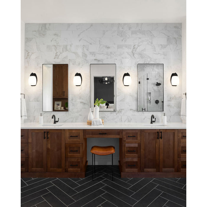 Z-Lite Kendrick Wall Sconce Matte Black 1 Light 745-1S-MB | theLightShop