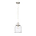 Z-Lite Kinsley Brushed Nickel 1 Light Pendant 340P8-BN | theLightShop