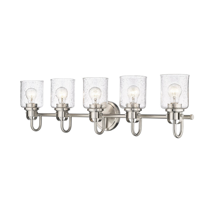 Z-Lite Kinsley Brushed Nickel 5 Light Vanity 340-5V-BN | theLightShop