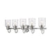 Z-Lite Kinsley Chrome 5 Light Vanity 340-5V-CH | theLightShop
