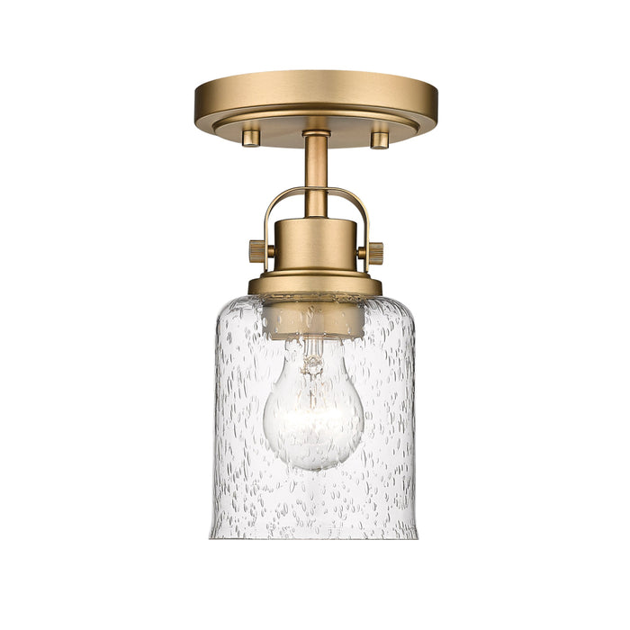 Z-Lite Kinsley Heirloom Gold 1 Light Flushmount 340F1-HG | theLightShop