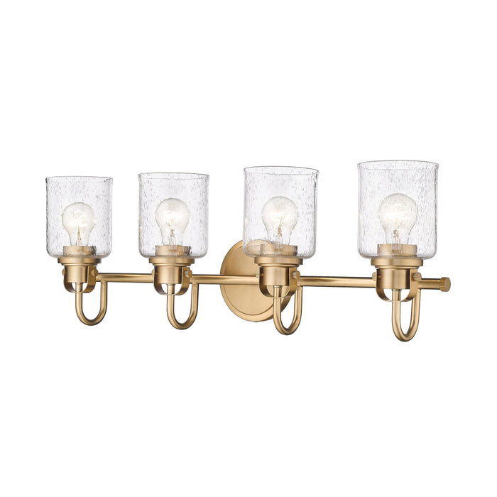 Z-Lite Kinsley Heirloom Gold 4 Light Vanity 340-4V-HG | theLightShop