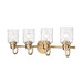Z-Lite Kinsley Heirloom Gold 4 Light Vanity 340-4V-HG | theLightShop