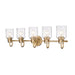 Z-Lite Kinsley Heirloom Gold 5 Light Vanity 340-5V-HG | theLightShop