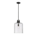Z-Lite Kinsley Matte Black 1 Light Pendant 340P12-MB | theLightShop