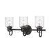 Z-Lite Kinsley Matte Black 3 Light Vanity 340-3V-MB | theLightShop