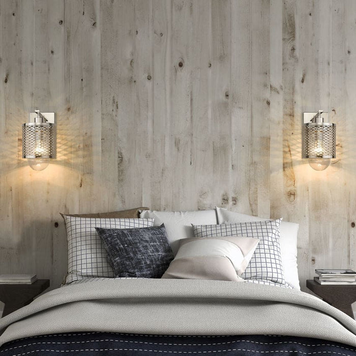 Z-Lite Kipton Polished Nickel 1 Light Wall Sconce 3037-1S-PN | theLightShop