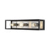 Z-Lite Kube Matte Black Brushed Nickel Vanity 480-3V-MB-BN | theLightShop