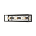 Z-Lite Kube Matte Black Chrome Vanity 480-3V-MB-CH | theLightShop