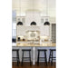 Z-Lite Landry Matte Black Brushed Nickel 1 Light Pendant 1004P10-MB-BN | theLightShop