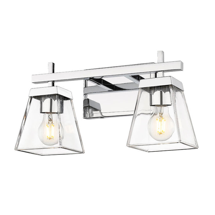 Z-Lite Lauren Chrome 2 Light Vanity 819-2V-CH | theLightShop