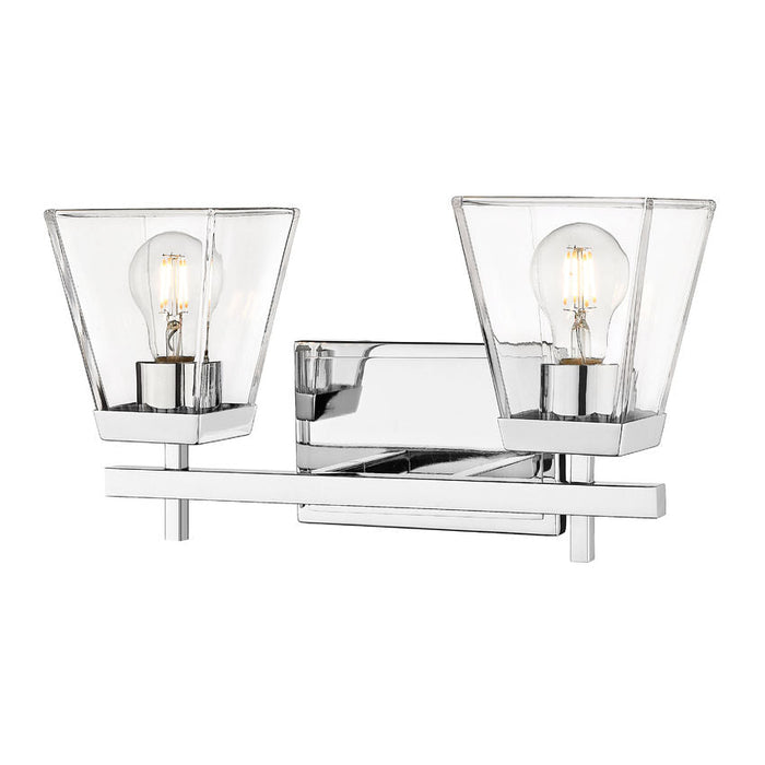 Z-Lite Lauren Chrome 2 Light Vanity 819-2V-CH | theLightShop